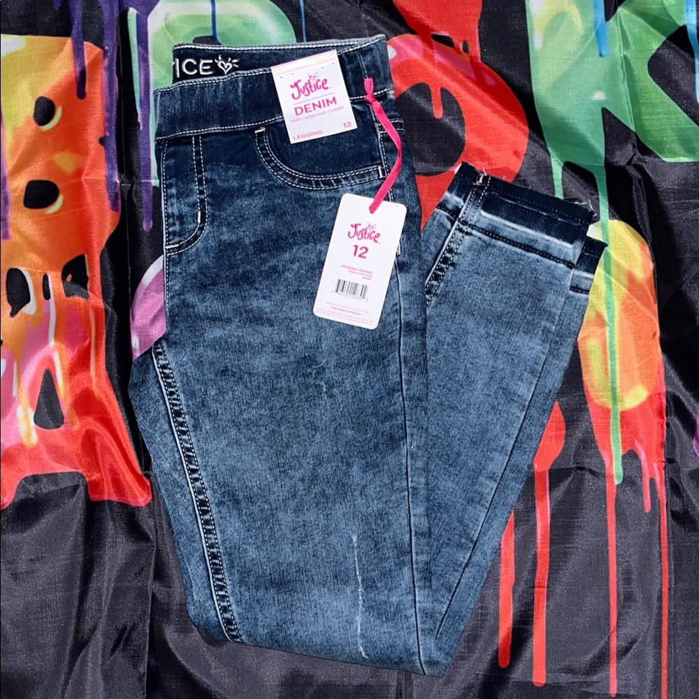 New Girl’s Justice Jeggings Size 12